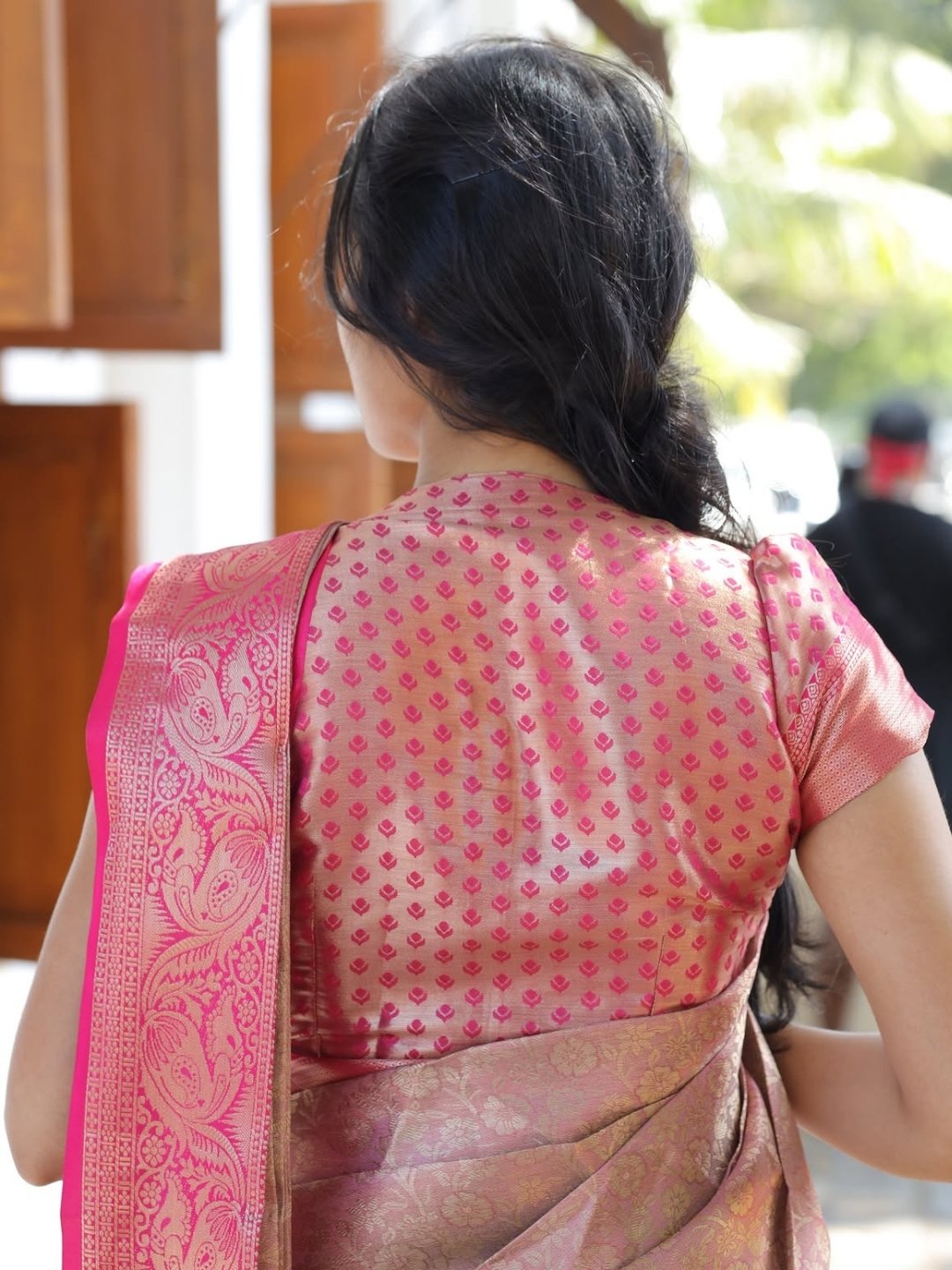Semi silk saree- OV6
