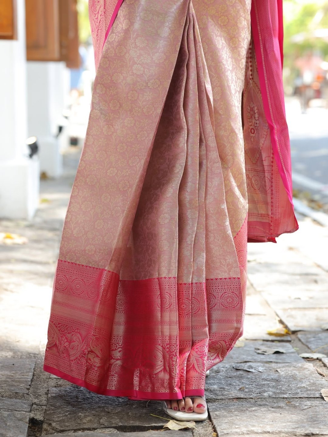 Semi silk saree- OV6