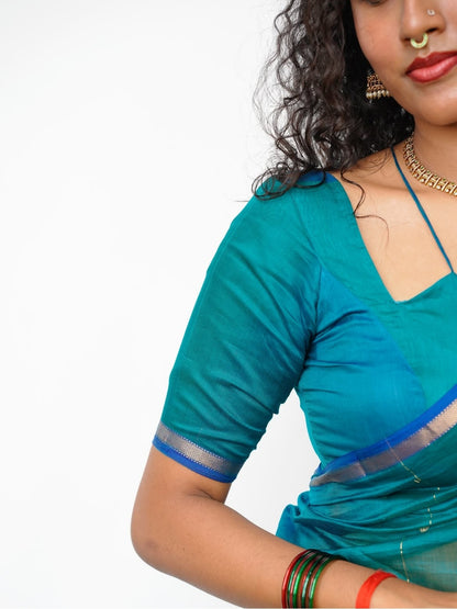 Maheshwari handloom silk saree – OV15